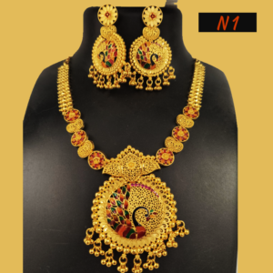 necklace peacock set N1